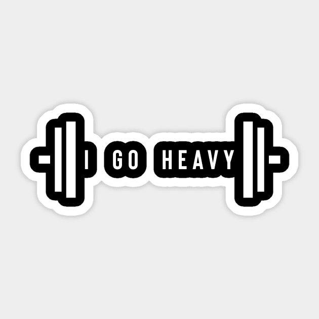 I go heavy - weightlifting Sticker by Max